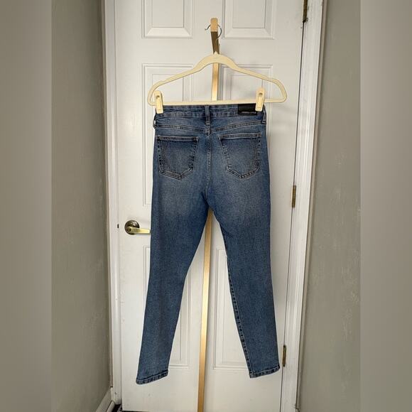 Kendall & Kylie Ultra Babe Skinny Jeans 3/26 Distressed Ripped Denim Mid Rise - Picture 4 of 7